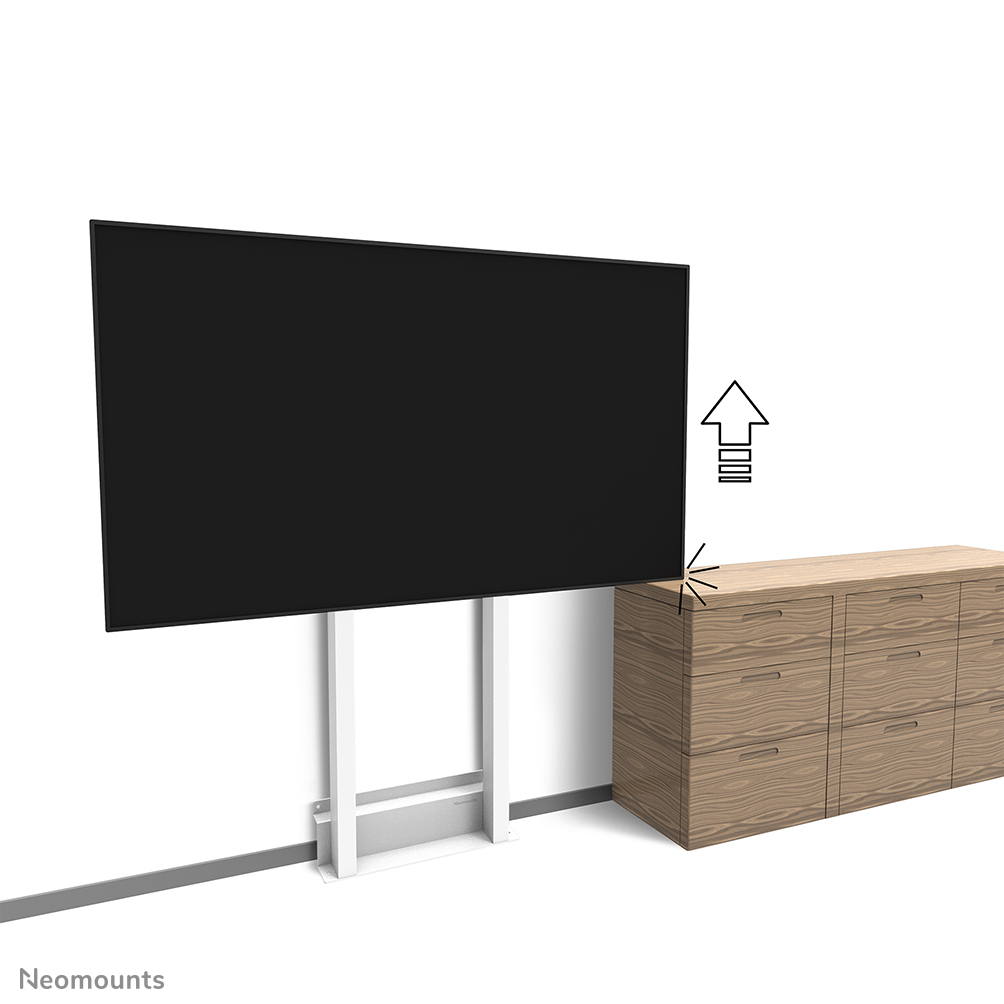 Neomounts WL55-875WH1TV-Bodenständer 55-100" - Wand - motorisiert - TÜV